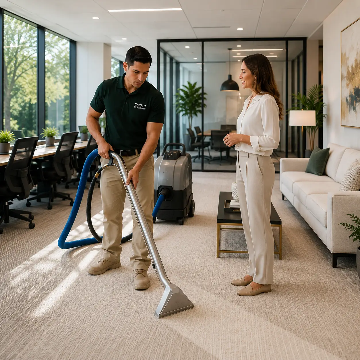 Premium Commercial Carpet Cleaning in Spring Texas